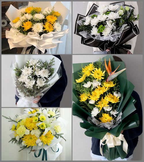 贵州六盘水盘县乌蒙镇水塘村白事花束代送